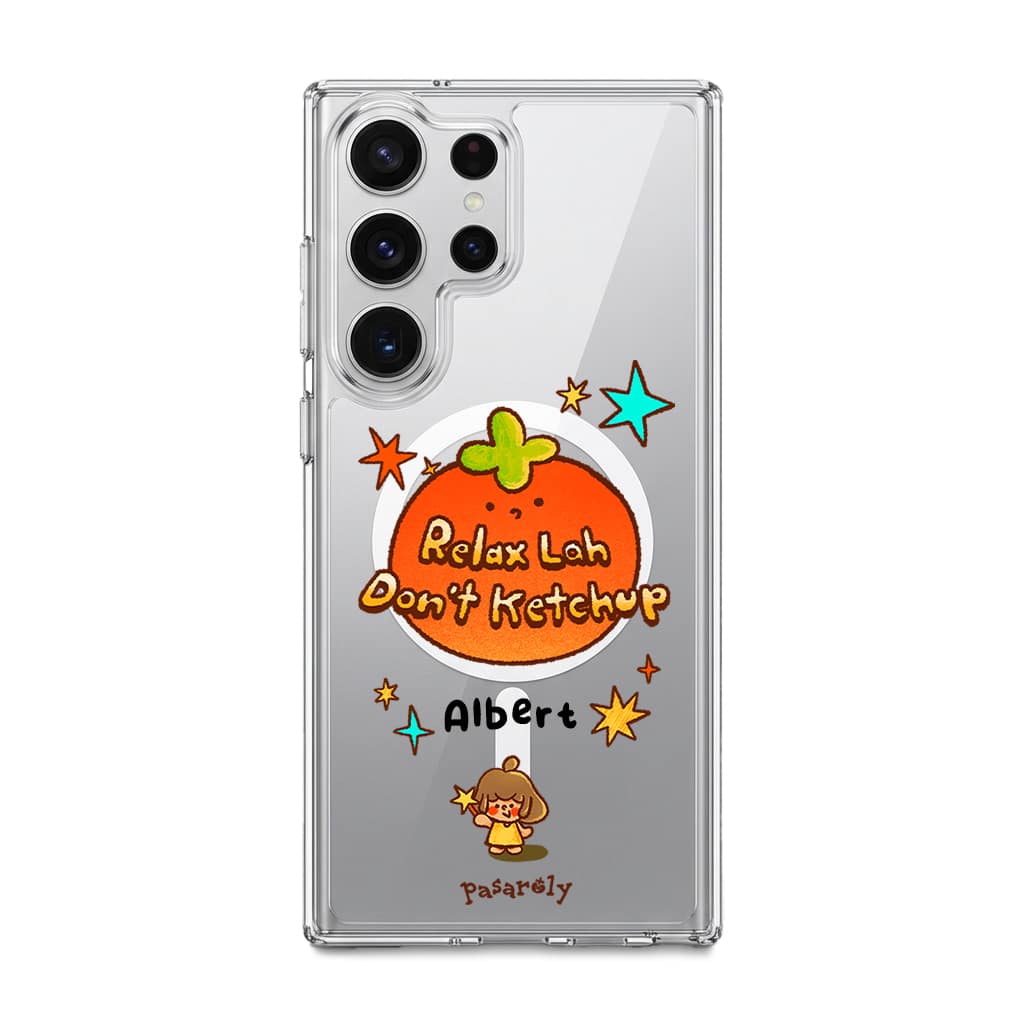 Pasaroly Relax Lah, Don’t Ketchup phone case by Fibiii Art Studio (view 9)