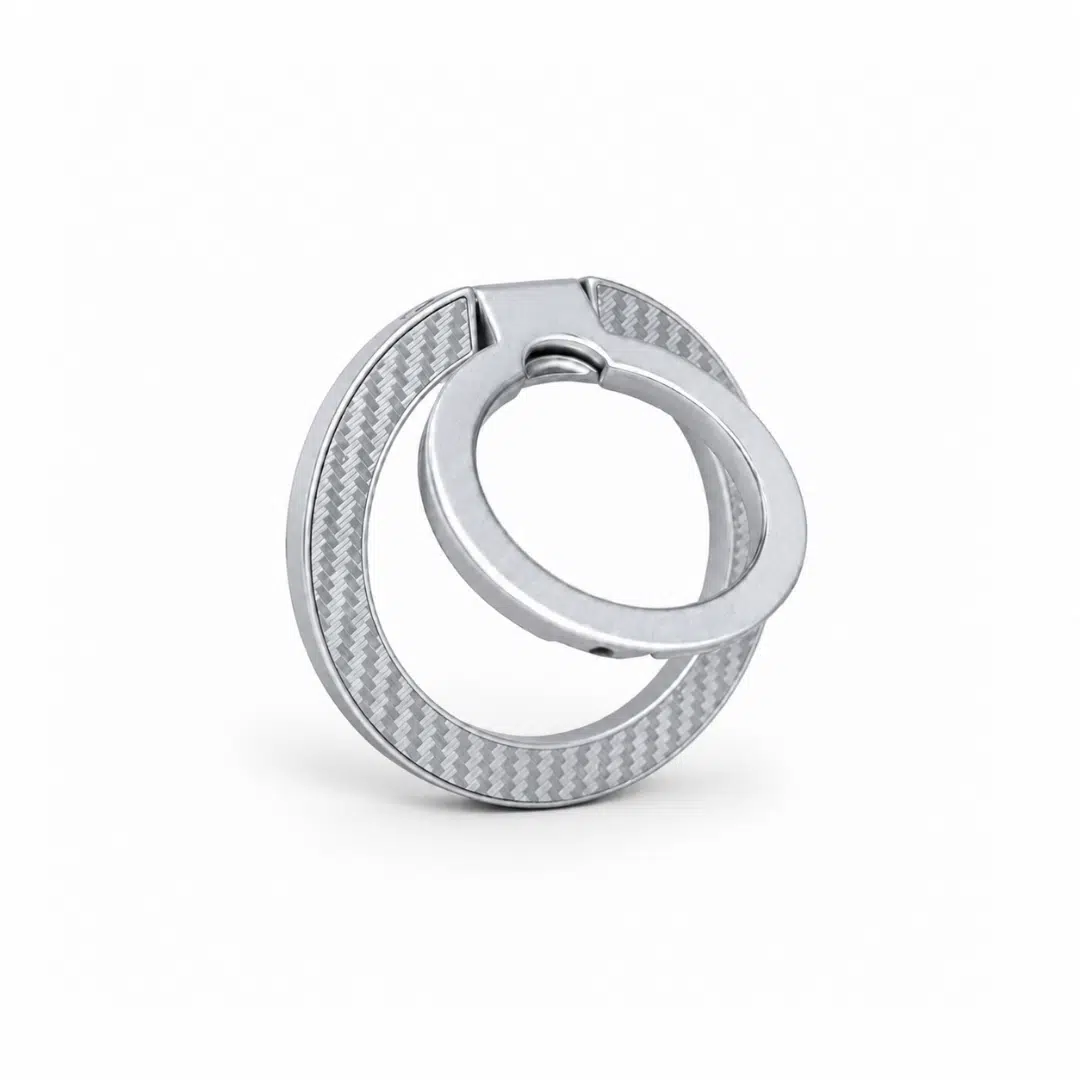Carbon Duo Magnetic Grip in Carbon Silver
