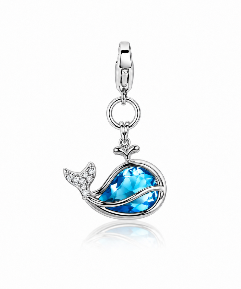 Clip-On Charm (Blue Whale)