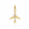 Clip-On Charm (Gold Plane)