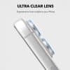 Ultra clear Clarity lens protector engineered to look invisible on an iPhone camera