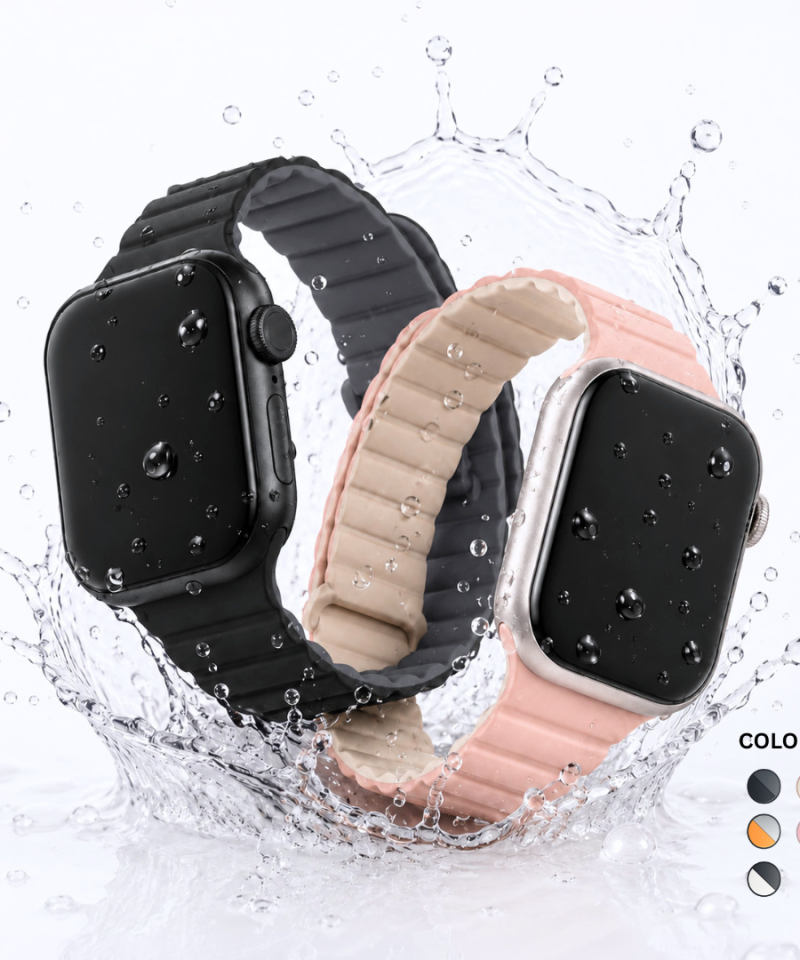 Flux Magnetic Silicone Watch Band