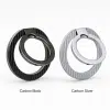 Carbon Duo Magnetic Grip shown in Carbon Black and Carbon Silver side by side