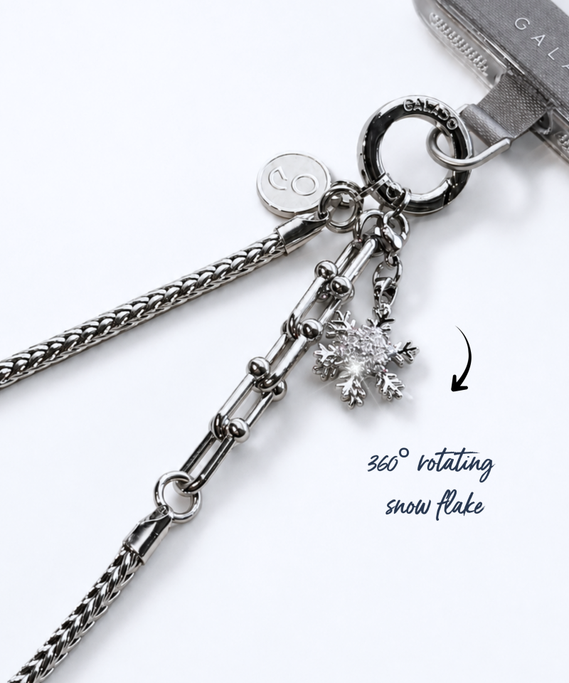 GALADO Stylink Extended metal phone chain, 15cm stainless steel wrist loop