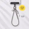 GALADO Stylink Extended metal phone chain, 15cm stainless steel wrist loop