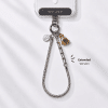 GALADO Stylink Extended metal phone chain with a clip-on charm attached
