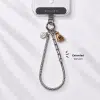 GALADO Stylink Extended metal phone chain with a clip-on charm attached