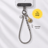 GALADO Stylink Extended metal phone chain with a clip-on charm attached