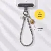 GALADO Stylink Extended metal phone chain with a clip-on charm attached