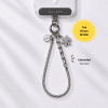 GALADO Stylink Extended metal phone chain with a clip-on charm attached