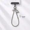 GALADO Stylink Extended metal phone chain with a clip-on charm attached