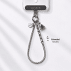 GALADO Stylink Extended metal phone chain with a clip-on charm attached