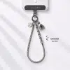 GALADO Stylink Extended metal phone chain with a clip-on charm attached