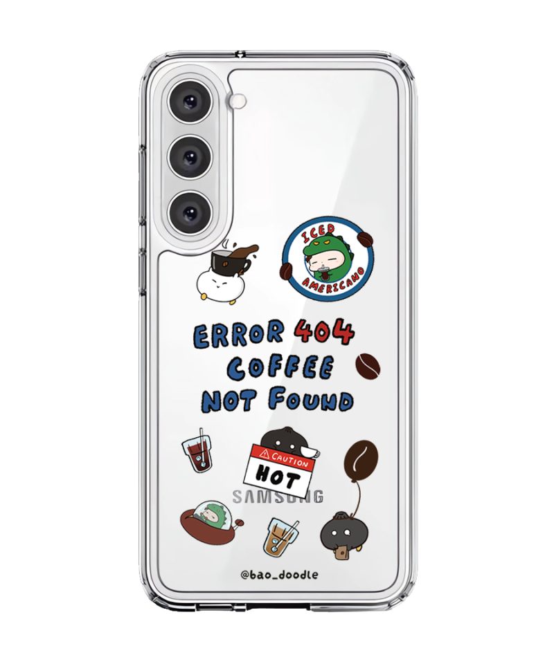 Bao Doodle Coffee 404 not found phone case (view 8)