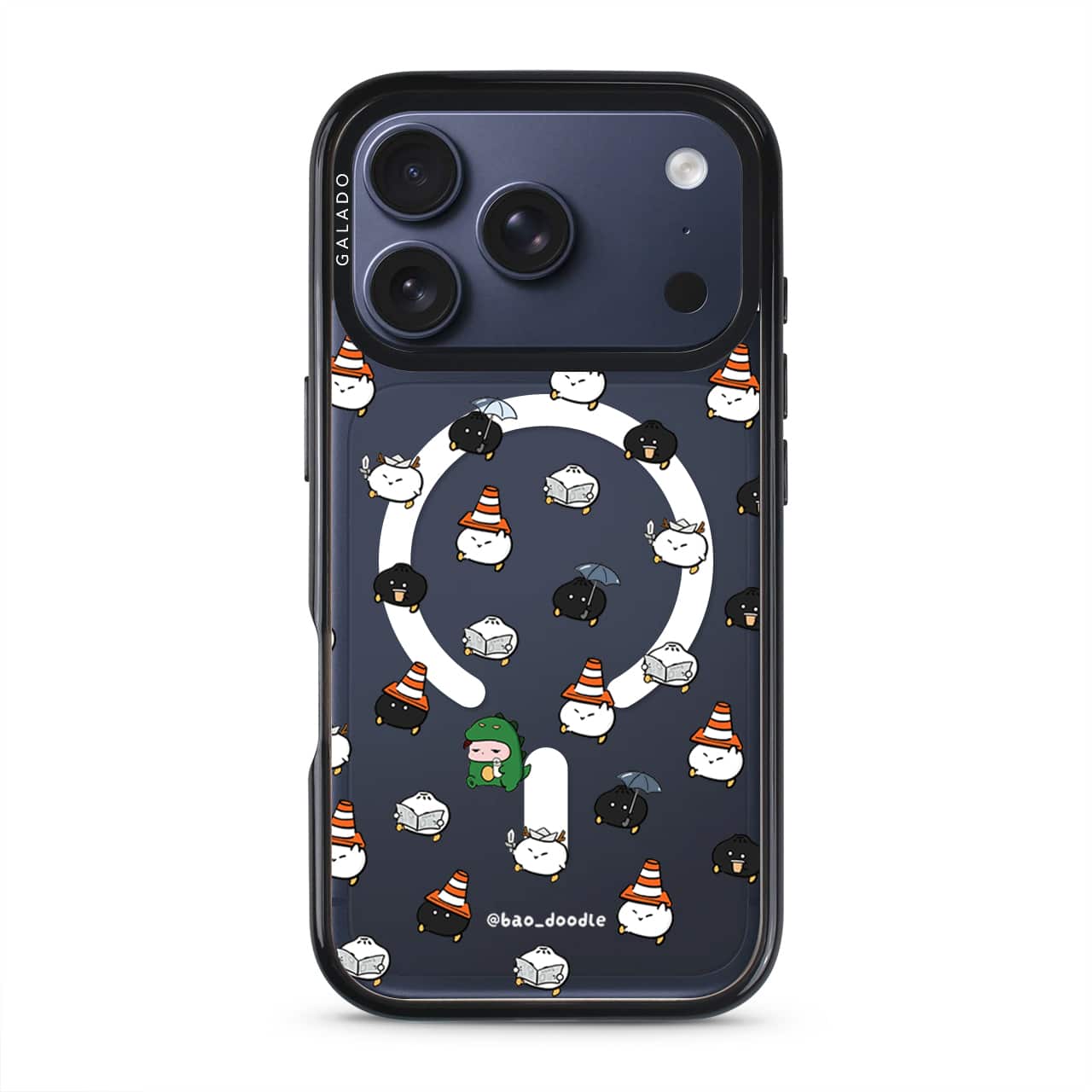 Bao Doodle Crossing Paths phone case, third view