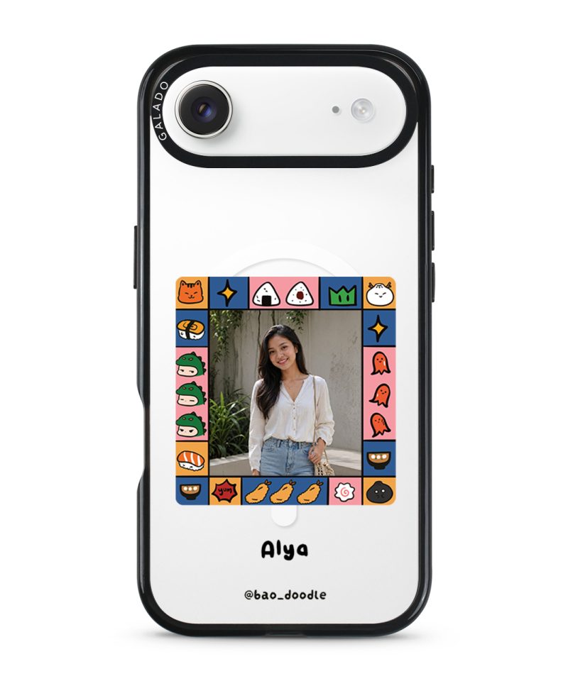 Bao Doodle Food Frame phone case (view 2)