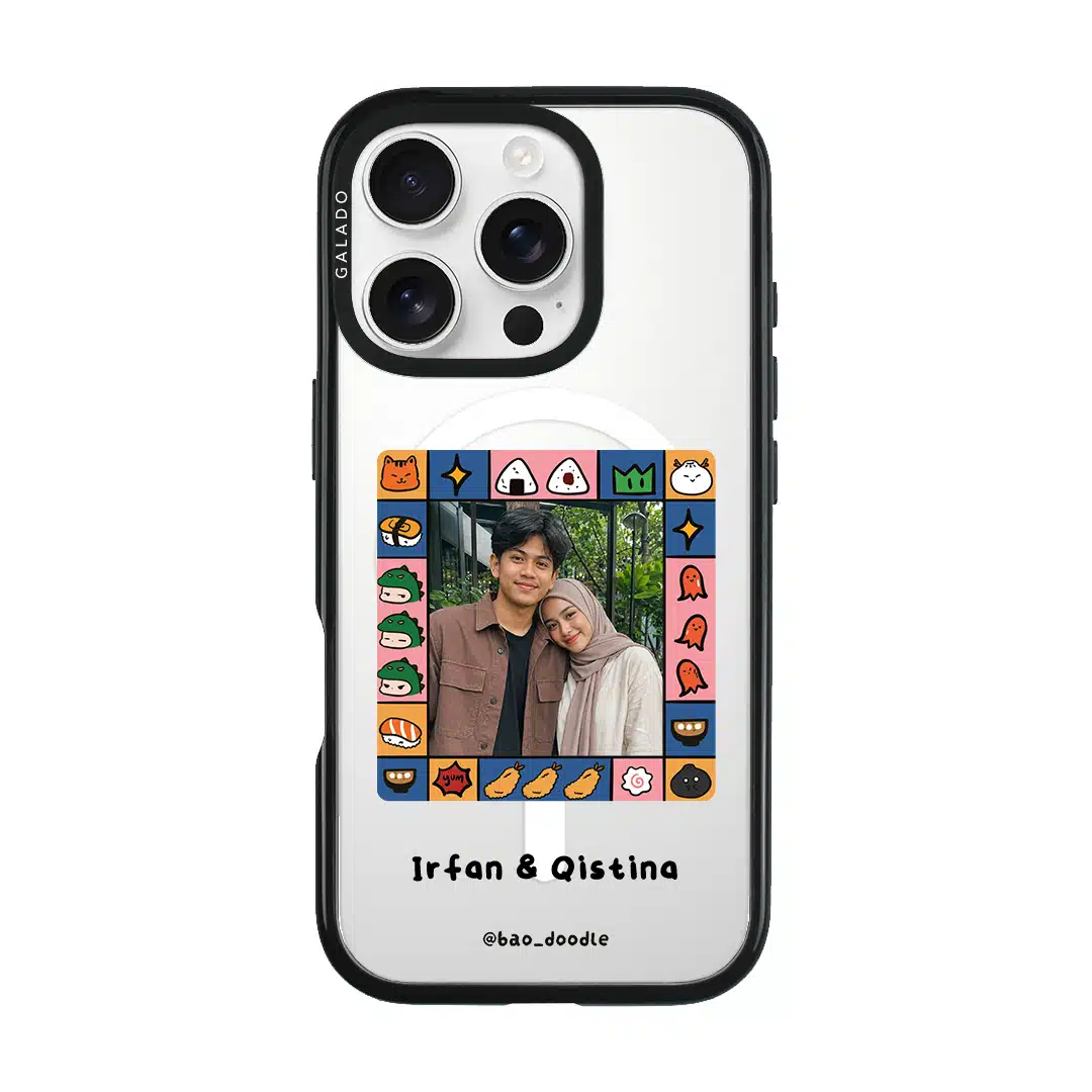 Bao Doodle Food Frame phone case (view 3)
