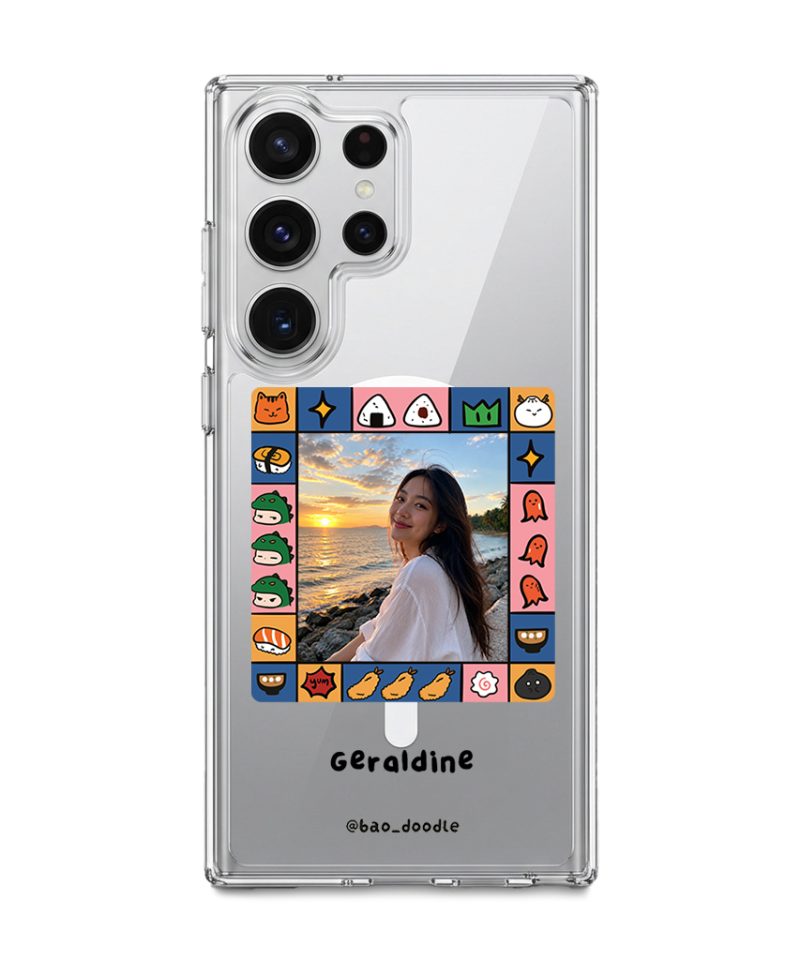 Bao Doodle Food Frame phone case (view 9)