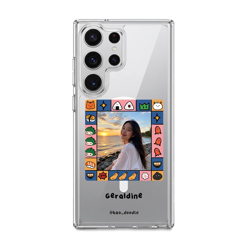 Bao Doodle Food Frame phone case (view 9)