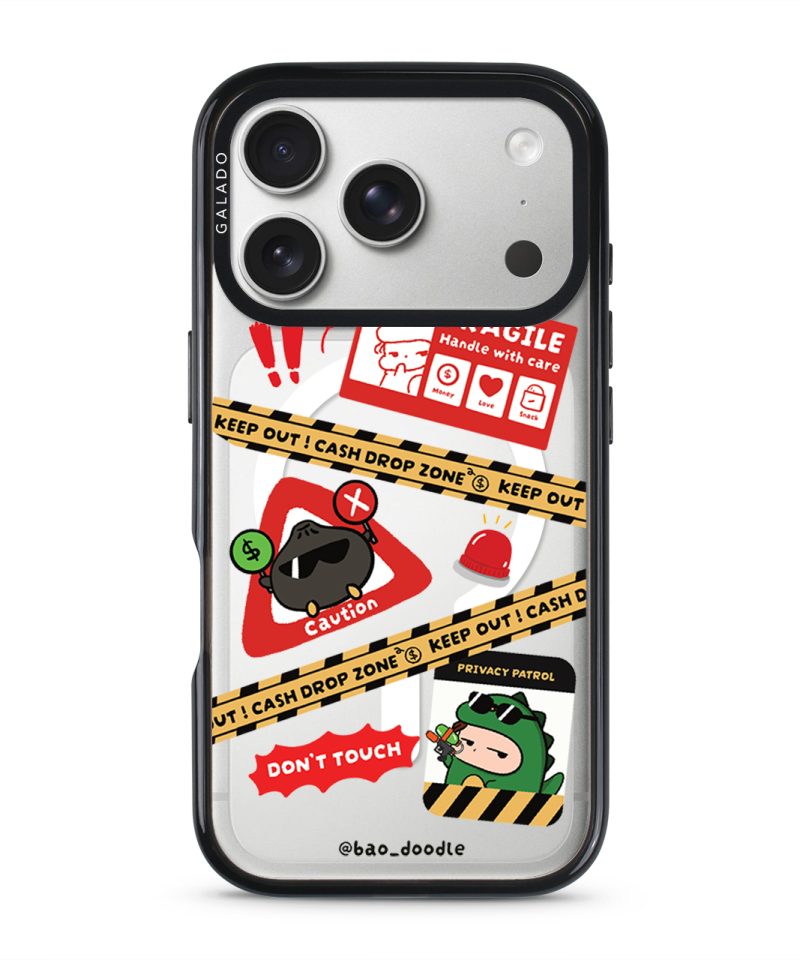 Bao Doodle Handle With Care phone case (view 1)