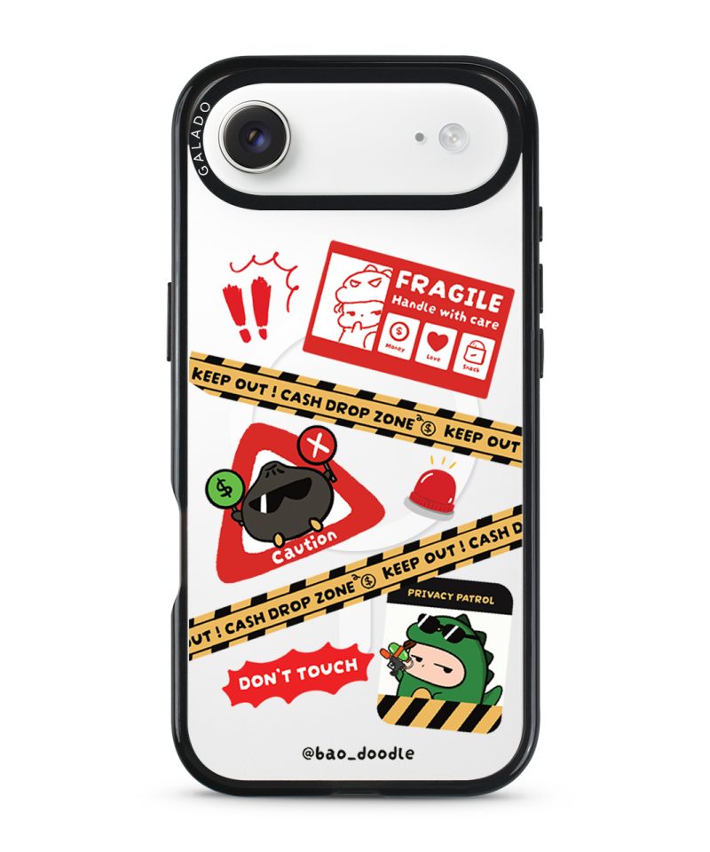 Bao Doodle Handle With Care phone case (view 2)