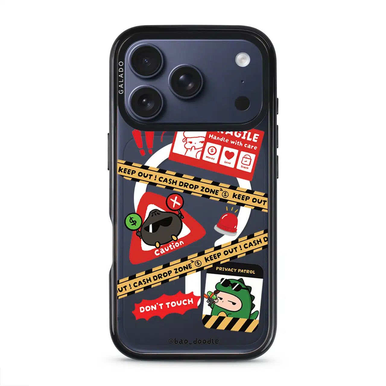 Bao Doodle Handle With Care phone case (view 6)