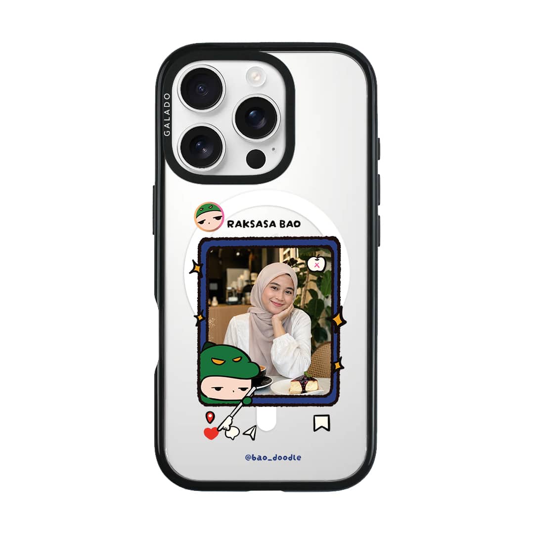 Bao Doodle Social Media Frame phone case (view 3)