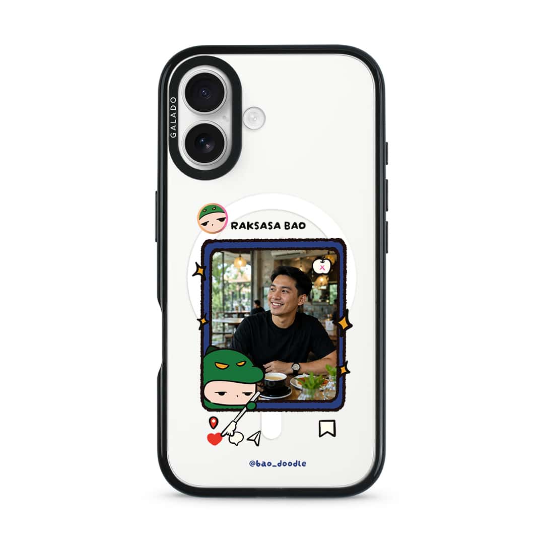 Bao Doodle Social Media Frame phone case (view 4)
