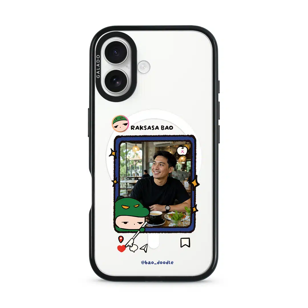 Bao Doodle Social Media Frame phone case (view 4)