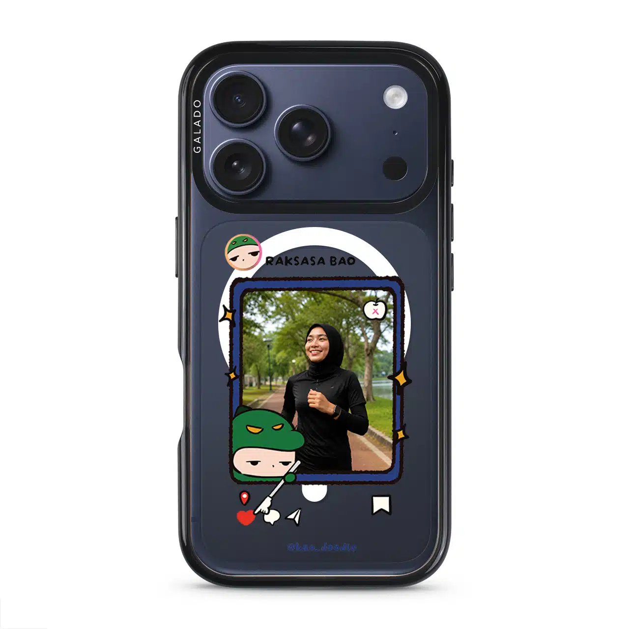 Bao Doodle Social Media Frame phone case (view 6)