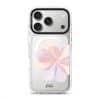 Blush Peony clear phone case on iPhone 17 Pro
