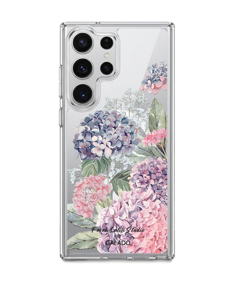 Hydrangeas phone case on Samsung Galaxy S26 Ultra