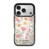 Sunlit Blooms phone case in black on iPhone 17 Pro