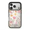 Sunlit Blooms phone case in black on iPhone 17 Pro