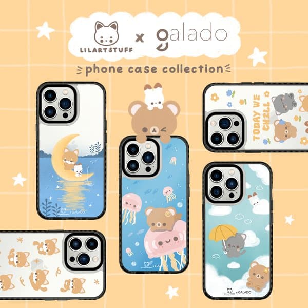 lilartstuff x GALADO phone case collection