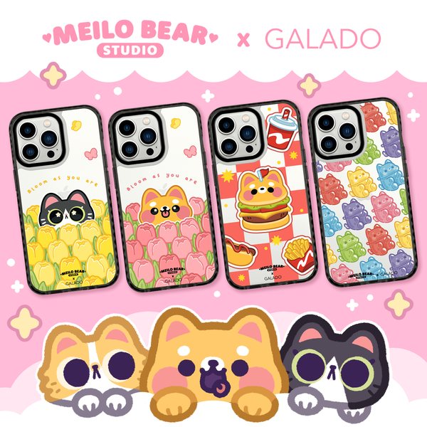 Meilo Bear x GALADO phone case collection