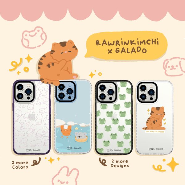 RawrinKimchi x GALADO phone case collection