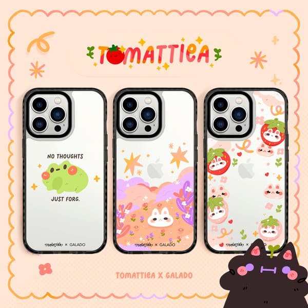 Tomattiea x GALADO phone case collection