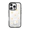Daisy Daydream phone case, white daisies on a clear case with a personalised script name