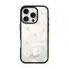 Daisy Daydream phone case, white daisies on a clear case with a personalised script name