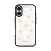 Daisy Daydream phone case, white daisies on a clear case with a personalised script name