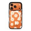 Daisy Daydream phone case, white daisies on a clear case with a personalised script name
