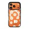 Daisy Daydream phone case, white daisies on a clear case with a personalised script name