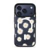 Daisy Daydream phone case, white daisies on a clear case with a personalised script name