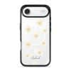Daisy Daydream phone case, white daisies on a clear case with a personalised script name