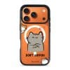 Don't Kaypoh phone case by Millifloof, an annoyed cat with a nosy cat peeking in