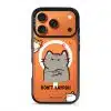 Don't Kaypoh phone case by Millifloof, an annoyed cat with a nosy cat peeking in