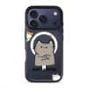 Don't Kaypoh phone case by Millifloof, an annoyed cat with a nosy cat peeking in