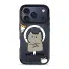 Don't Kaypoh phone case by Millifloof, an annoyed cat with a nosy cat peeking in