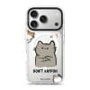 Don't Kaypoh phone case by Millifloof, an annoyed cat with a nosy cat peeking in